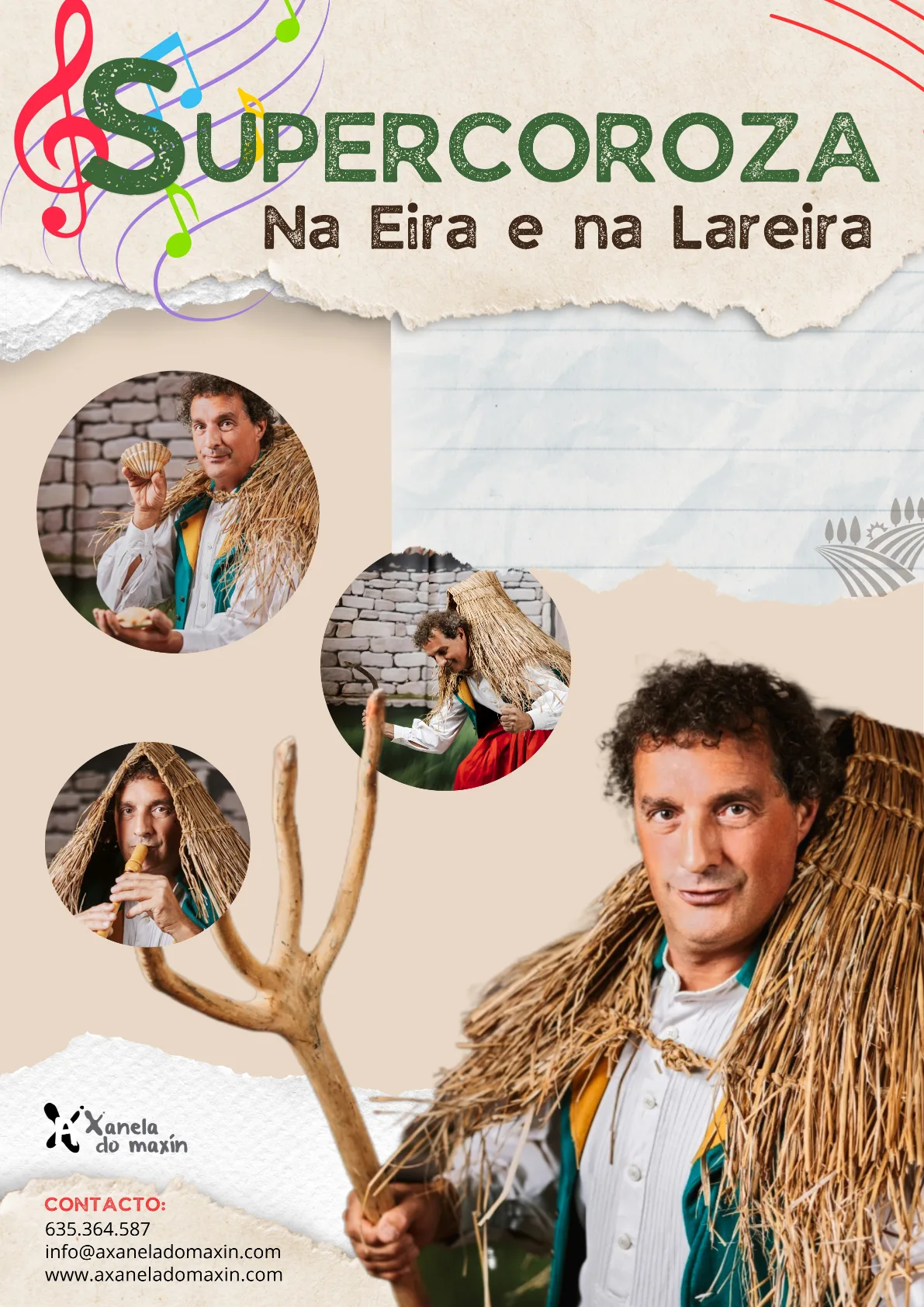 Cartel de «Supercoroza», de A Xanela do Maxín
