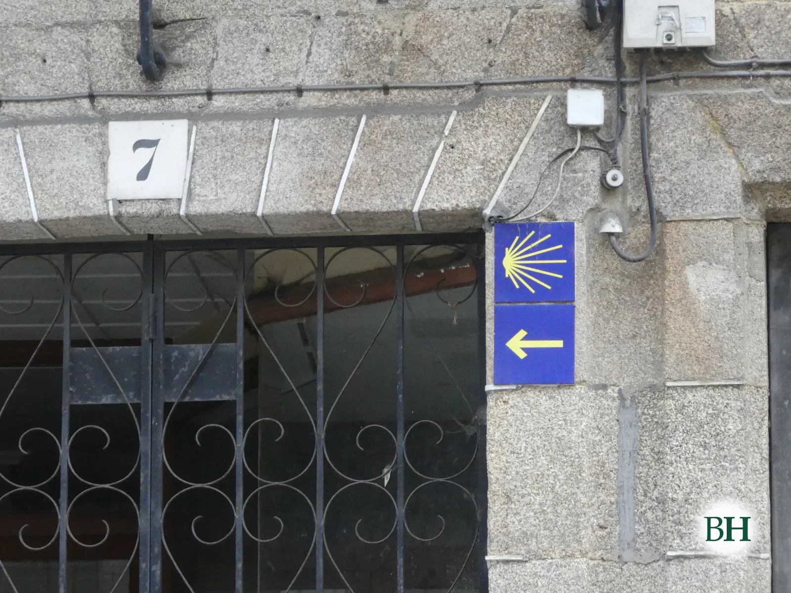 Señalización del camino de Santiago
