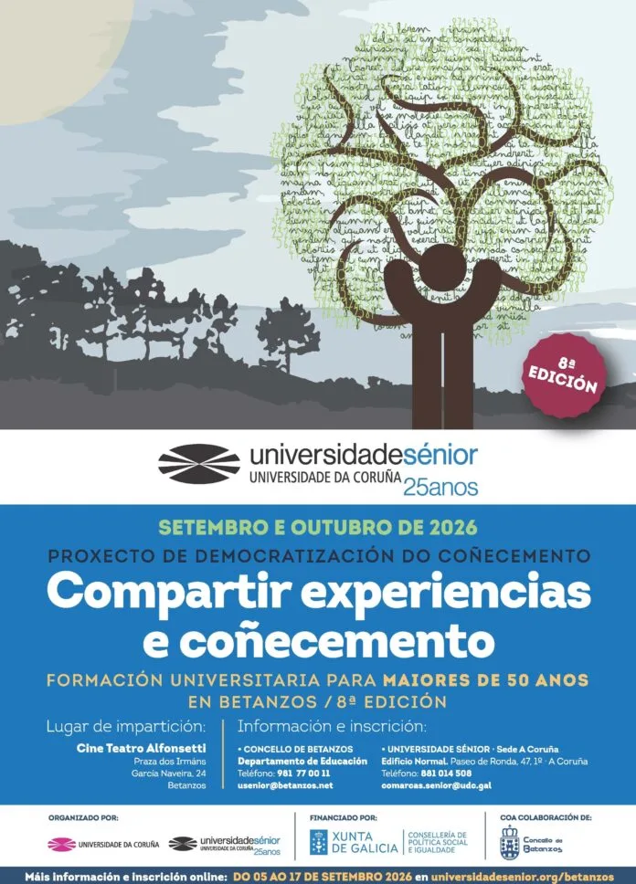 Cartel Programa universitario Betanzos